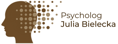 Złote logo Julia Bielecka Psycholog